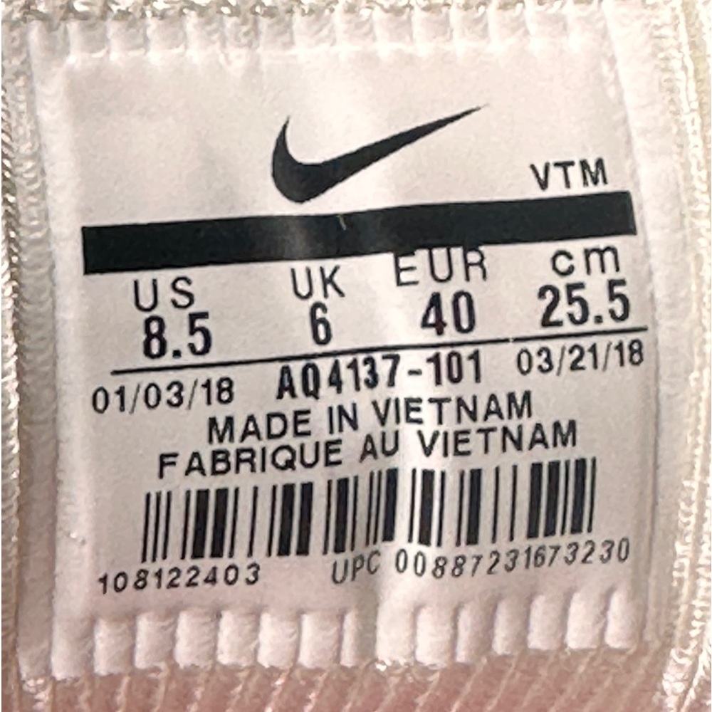 Nike Air Max 97 Corduroy Sail Volt Glow Arctic Pink Red. Good Cond. Women’s 8.5 - Picture 8 of 8